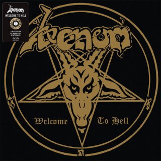 VENOM -- Welcome to Hell  LP  (40th Anniversary Limited Edition)  SPLATTER