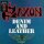 SAXON -- Denim and Leather (40th Anniversary Edition)  LP  RED/ BLACK SPLATTER