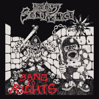 HEAVY SENTENCE -- Bang to Rights  LP  RED + PATCH