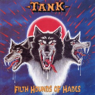 TANK -- Filth Hounds of Hades  LP+10"  BI-COLOR