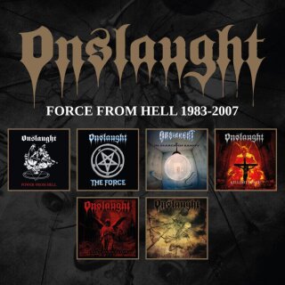 ONSLAUGHT -- Force from Hell  1983-2007  6CD BOX