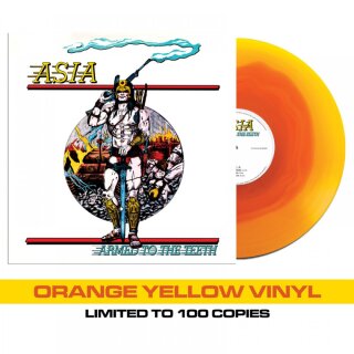 ASIA -- Armed to the Teeth  LP  ORANGE/ YELLOW  LAST COPIES