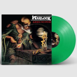 WARLOCK -- Burning the Witches  LP  GREEN