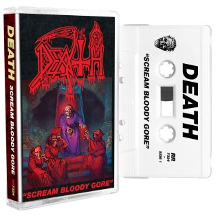 DEATH -- Scream Bloody Gore  TAPE  WHITE