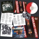 VIOLENT FORCE -- Malevolent Assault of Tomorrow  LP  RED / WHITE BI-COLOR