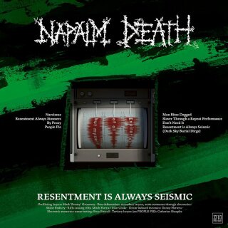 NAPALM DEATH -- Resentment is Always Seismic - A Final Throw of Throes  LP  BLACK
