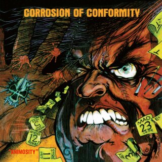 CORROSION OF CONFORMITY -- Animosity  LP  YELLOW ORANGE MARBLED