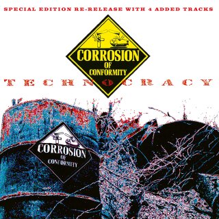 CORROSION OF CONFORMITY -- Technocrazy  LP  BRIGHT RED WHITE MARBLED