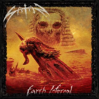 SATAN -- Earth Infernal  LP  LIGHT GREY MARBLED  SPECIAL EDITION