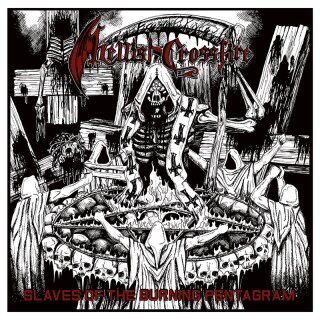 HELLISH CROSSFIRE -- Slaves of the Burning Pentagram  LP
