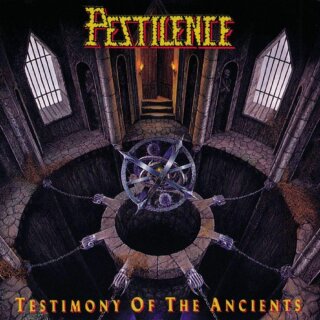 PESTILENCE -- Testimony of the Ancients  LP  YELLOW IN BLUE