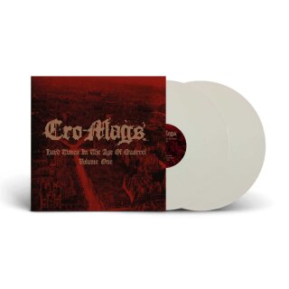 CRO-MAGS -- Hard Times in the Age of Quarrel  DLP  VOL 1  BONE WHITE