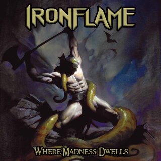 IRONFLAME -- Where Madness Dwells  LP  BLACK