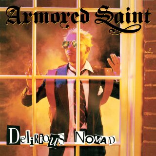 ARMORED SAINT -- Delirious Nomad  LP  CLEAR LIGHT SALMON MARBLED