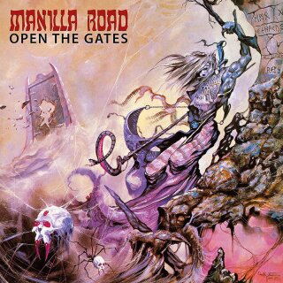 MANILLA ROAD -- Open the Gates  LP  BI-COLOR SPLATTER