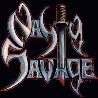 NASTY SAVAGE -- s/t  LP  BONE/ RED BI-COLOR