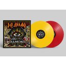 DEF LEPPARD -- Diamond Star Halos  DLP  RED / YELLOW