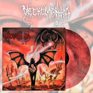 NECROMANTIA -- Scarlet Evil Witching Black  LP  RED MARBLED