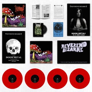REVEREND BIZARRE -- Slice of Doom  LP BOX  RED