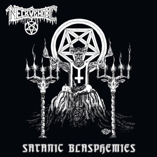 NECROPHOBIC -- Satanic Blasphemies  LP  BLACK