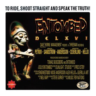 ENTOMBED -- DCLXVI-To Ride, Shoot Straight and Speak The Truth  LP