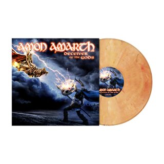 AMON AMARTH -- Deceiver of the Gods  LP  BEIGE RED MARBLED