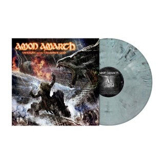 AMON AMARTH -- Twilight of the Thunder God  LP  GREY BLUE MARBLED