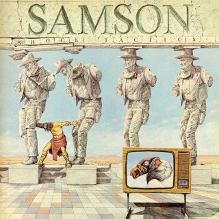 SAMSON -- Shock Tactics  LP  GREEN