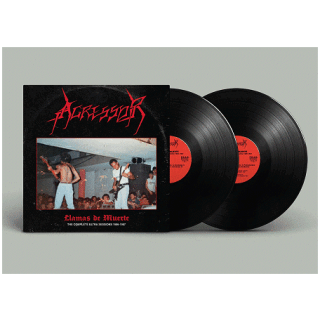 AGRESSOR -- Llamas de Muerte - The Complete Ultra-Sessions 1986/1987  DLP  BLACK