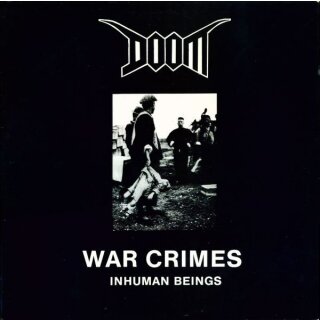 DOOM -- War Crimes - Inhuman Beings  LP  BLACK