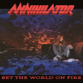 ANNIHILATOR -- Set the World On Fire  LP  BLUE