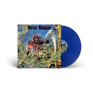 GRIM REAPER -- Rock You to Hell  LP  BLUE