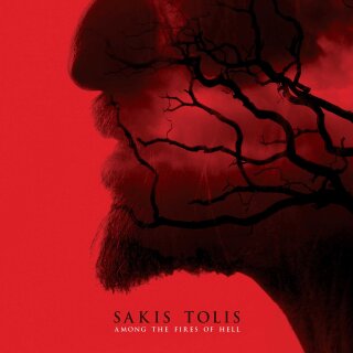 SAKIS TOLIS -- Among the Fires of Hell  LP  ORANGE MARBLED