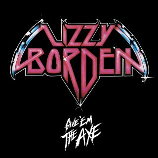 LIZZY BORDEN -- Give Em the Axe  MLP  ICE BLUE/ BLACK MARBLED