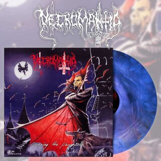 NECROMANTIA -- Crossing the Fiery Path  LP  MARBLE