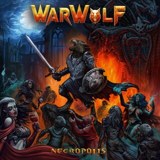 WAR WOLF -- Necropolis  LP  CLOUDY ORANGE