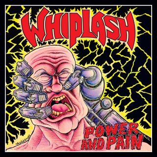 WHIPLASH -- Power and Pain  LP  SILVER