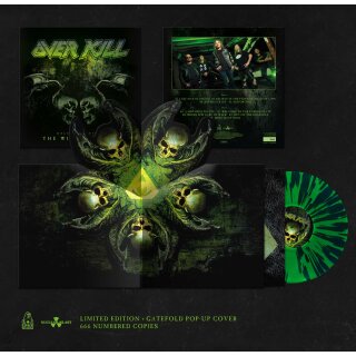 OVERKILL -- Wings of War  LP  POP-UP  SPLATTER