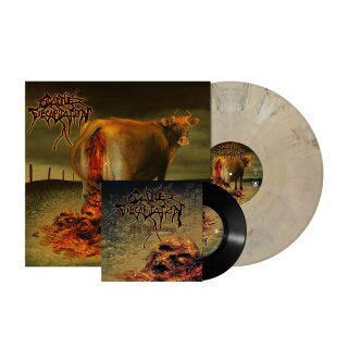 CATTLE DECAPITATION -- Humanure  LP+7"  BEIGE MARBLED