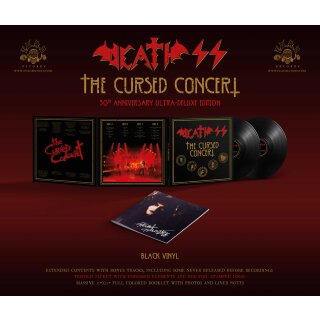 DEATH SS -- Cursed Concert - 30th Anniversary Edition   DLP  BLACK