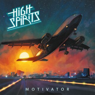 HIGH SPIRITS -- Motivator  LP  SPLATTER