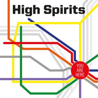 HIGH SPIRITS -- You Are Here  LP  SPLATTER