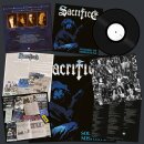 SACRIFICE -- Soldiers of Misfortune  LP  TEST PRESSING