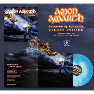 AMON AMARTH -- Deceiver of the Gods  LP  POP-UP  BLUE MARBLED
