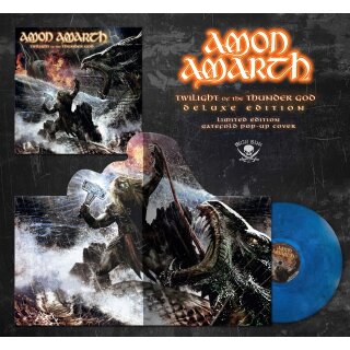 AMON AMARTH -- Twilight of the Thunder God  LP  POP-UP  MARBLED