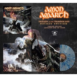 AMON AMARTH -- Twilight of the Thunder God  LP  POP-UP  SPLATTER