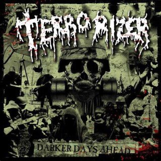 TERRORIZER -- Darker Days Ahead  LP  BLACK