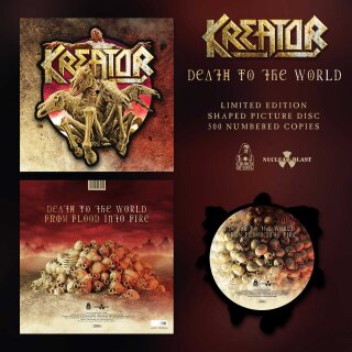 KREATOR -- Death to the World  PICTURE SHAPE