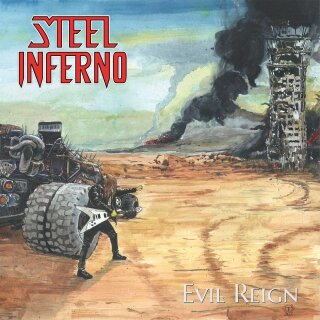 STEEL INFERNO -- Evil Reign  LP  YELLOW