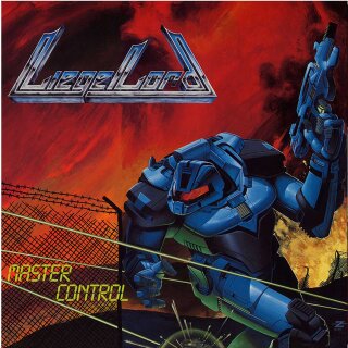 LIEGE LORD -- Master Control (35th Anniversary)  LP  BLUE/ WHITE MARBLED